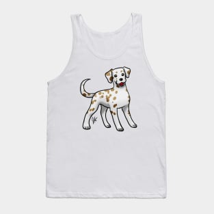 Dog - Dalmatian - Liver Tank Top